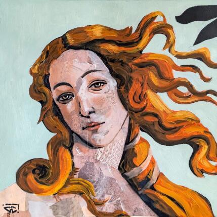 Peinture La Venus de Botticelli par G.C.Popartist | Tableau Pop-art Collage, Huile Icones Pop
