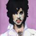 Peinture Prince par G.C.Popartist | Tableau Pop-art Icones Pop Huile Collage