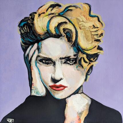 Peinture Madonna par G.C.Popartist | Tableau Pop-art Collage, Huile Icones Pop