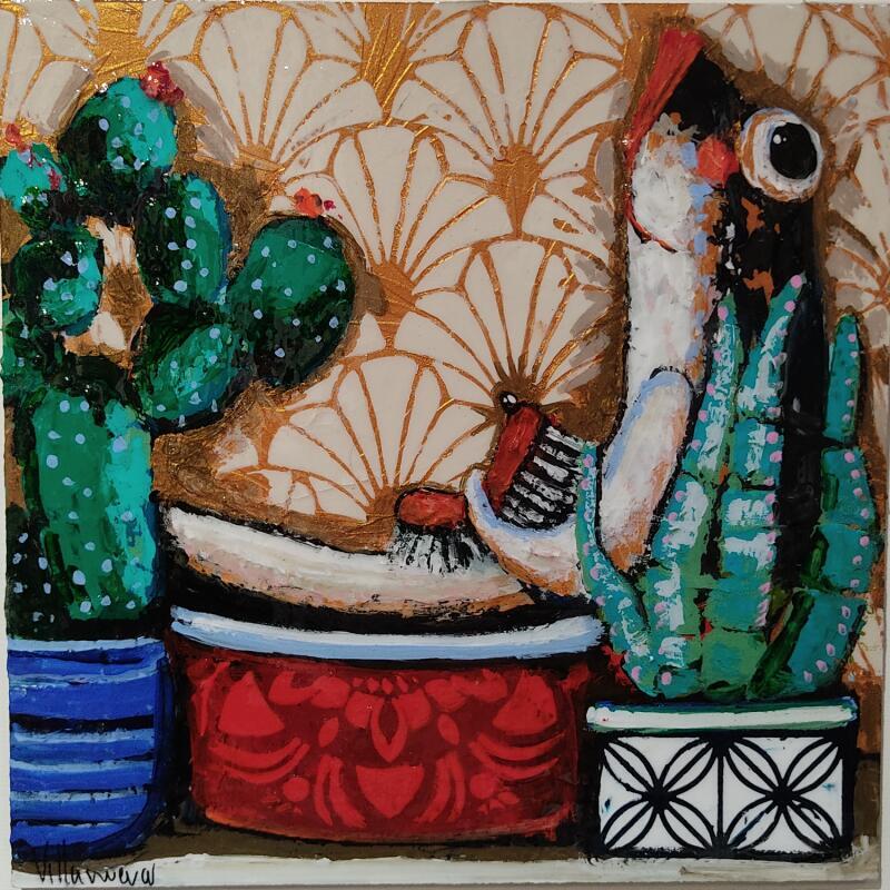 Gemälde Bano Salado von Villanueva Puigdelliura Natalia | Gemälde Figurativ