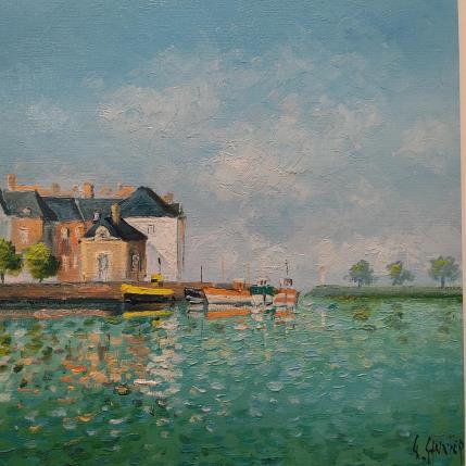 Peinture St Valery sur Somme par Sannier Daniel | Tableau Impressionnisme Huile Paysages