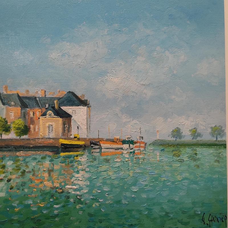 Pintura St Valery sur Somme por Sannier Daniel | Pintura Impressionism Paisajes Aceite