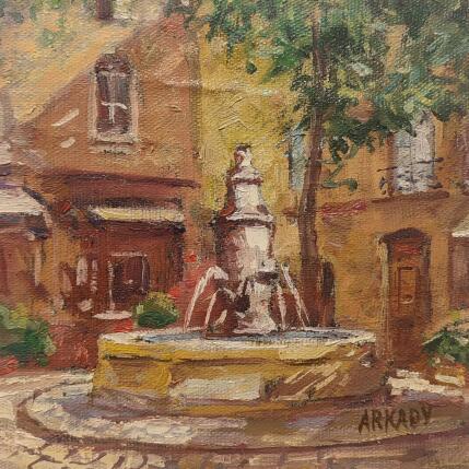 Gemälde Fontaine d'Aix von Arkady | Gemälde Figurativ Öl Pop-Ikonen