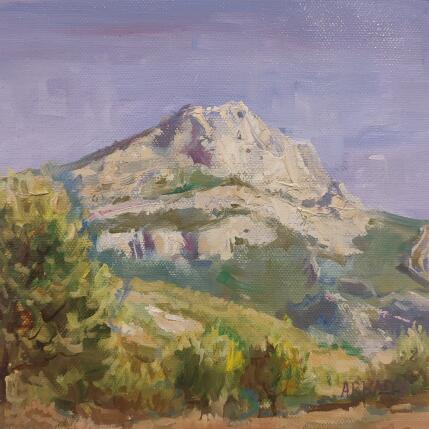 Peinture La belle Sainte-Victoire par Arkady | Tableau Figuratif Huile