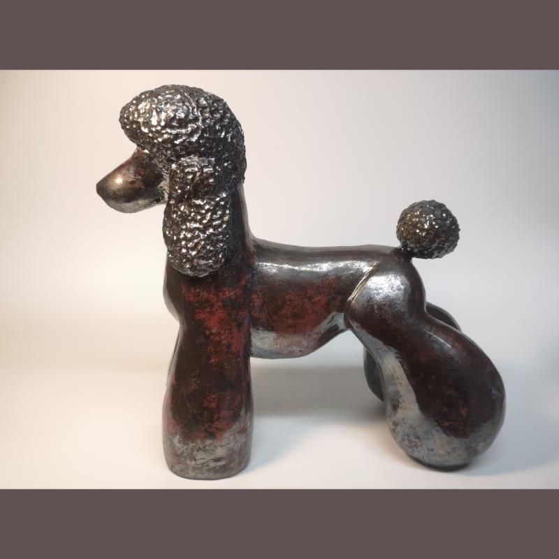 Sculpture Kitch Royal par Roche Clarisse | Sculpture Animaux Céramique Raku