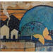 Gemälde Humo de invierno von Arias Parera Almudena | Gemälde Naive Kunst Acryl Collage