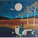 Peinture Plantadora de arboles par Arias Parera Almudena | Tableau Art naïf Acrylique Collage