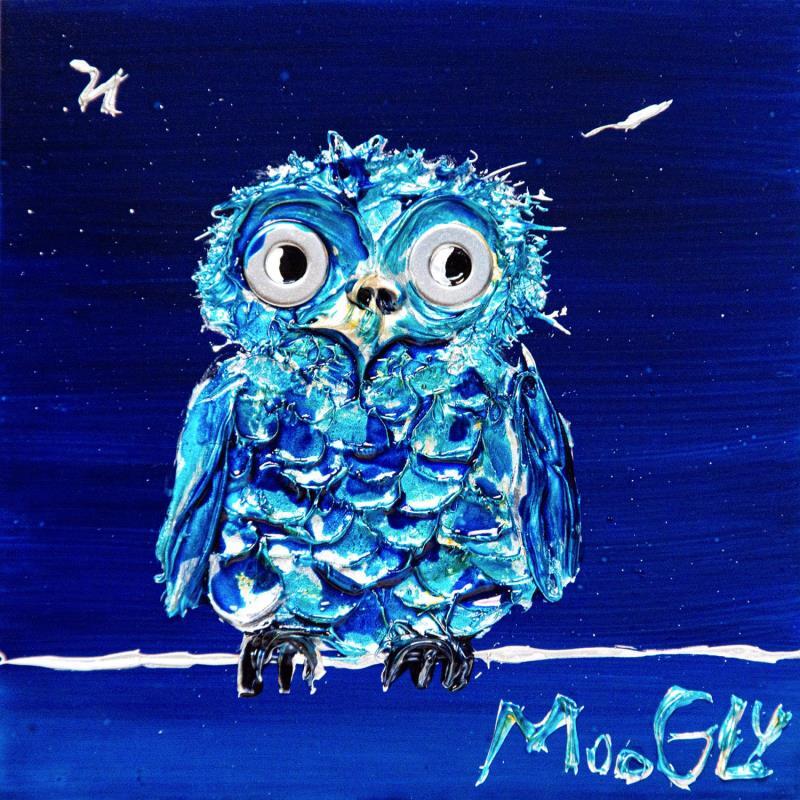 Peinture SOLITUS par Moogly | Tableau Art Singulier Animaux Acrylique Résine Pigments