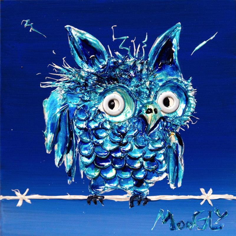 Peinture APPRÉHENDUS par Moogly | Tableau Art Singulier Animaux Acrylique Résine Pigments