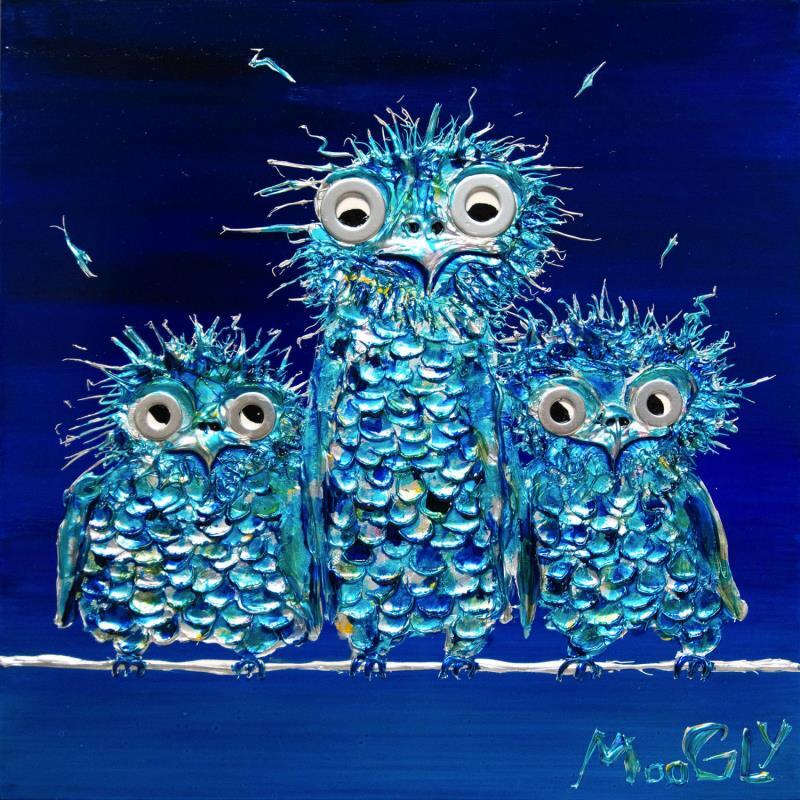 Peinture MÉDIATUS par Moogly | Tableau Art Singulier Animaux Acrylique Résine Pigments