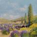 Gemälde Lavandes village Saurel von Sannier Daniel | Gemälde Impressionismus Landschaften Öl