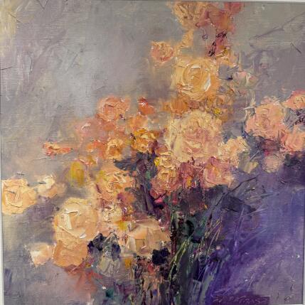 Painting KISSED BY LIGHT by Petras Ivica | Painting Figurative Oil Landscapes