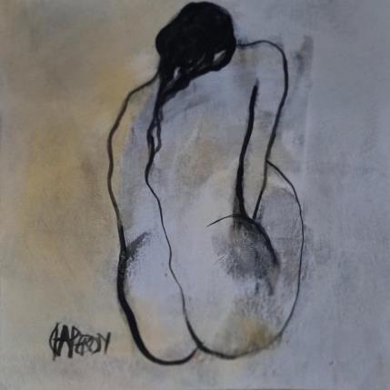 Painting Doré  by Chaperon Martine | Painting Figurative Acrylic Nude