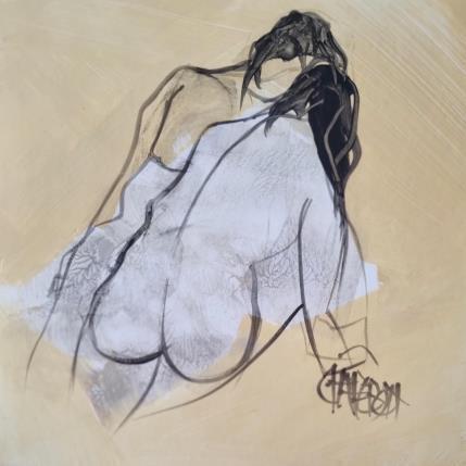 Painting Câlins 4 by Chaperon Martine | Painting Figurative Acrylic Nude, Pop icons