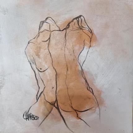 Gemälde Confidence von Chaperon Martine | Gemälde Figurativ Acryl Akt