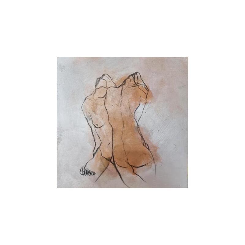 Gemälde Confidence von Chaperon Martine | Gemälde Figurativ Akt Acryl