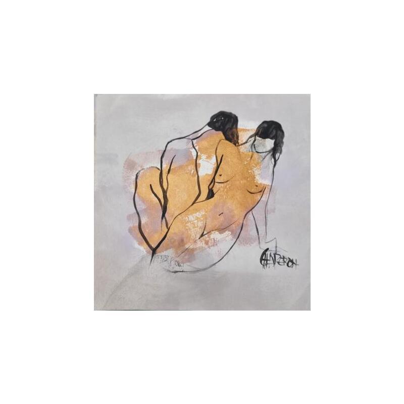 Peinture Nous par Chaperon Martine | Tableau Figuratif Nu Acrylique