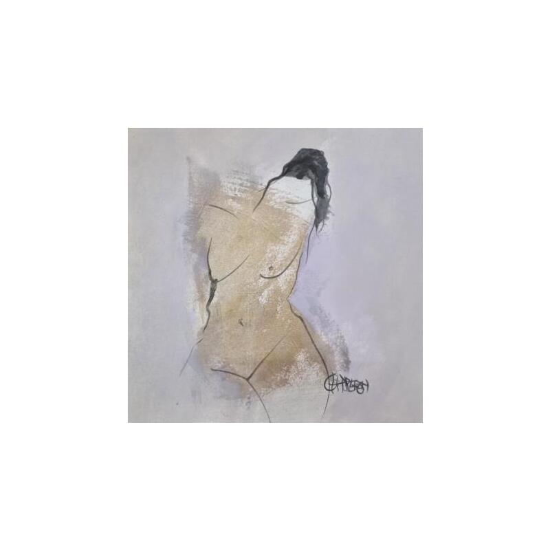 Gemälde Offerte von Chaperon Martine | Gemälde Figurativ Akt Acryl