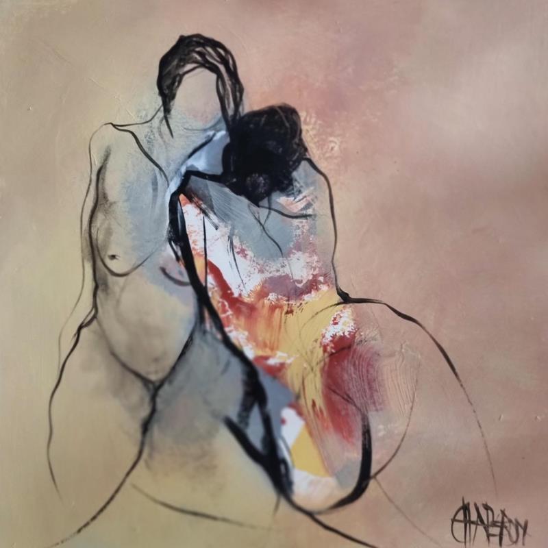 Painting Aventure au bout du chemin  by Chaperon Martine | Painting Figurative Nude Acrylic