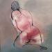 Painting Vertige I by Chaperon Martine | Painting Figurative Nude Acrylic