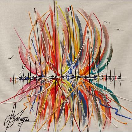 Painting La fête ensemble by Fonteyne David | Painting Figurative Acrylic Marine