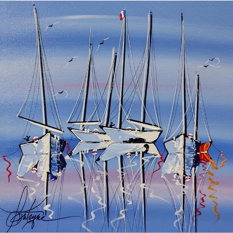 Painting On met les voiles ?  by Fonteyne David | Painting Figurative Marine Acrylic