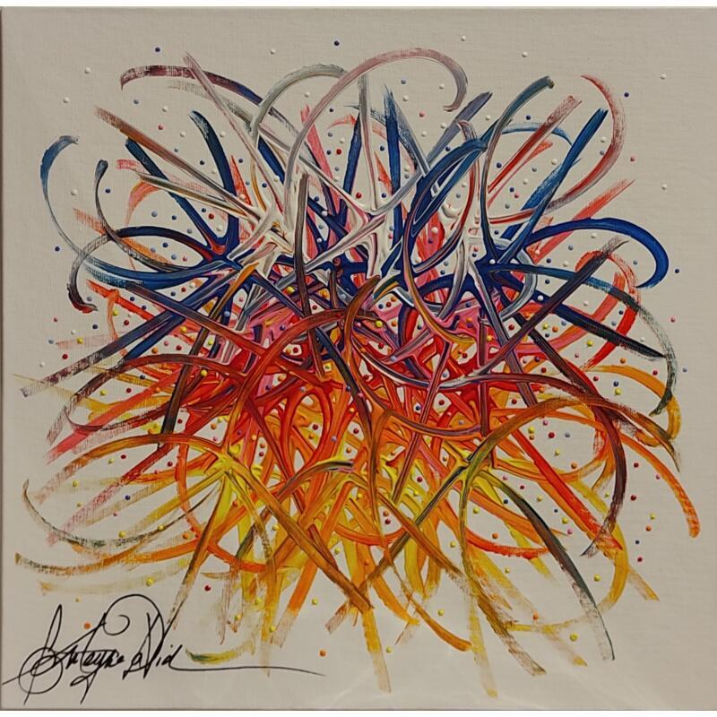 Painting Les étoiles sur le sable by Fonteyne David | Painting Figurative Minimalist Acrylic