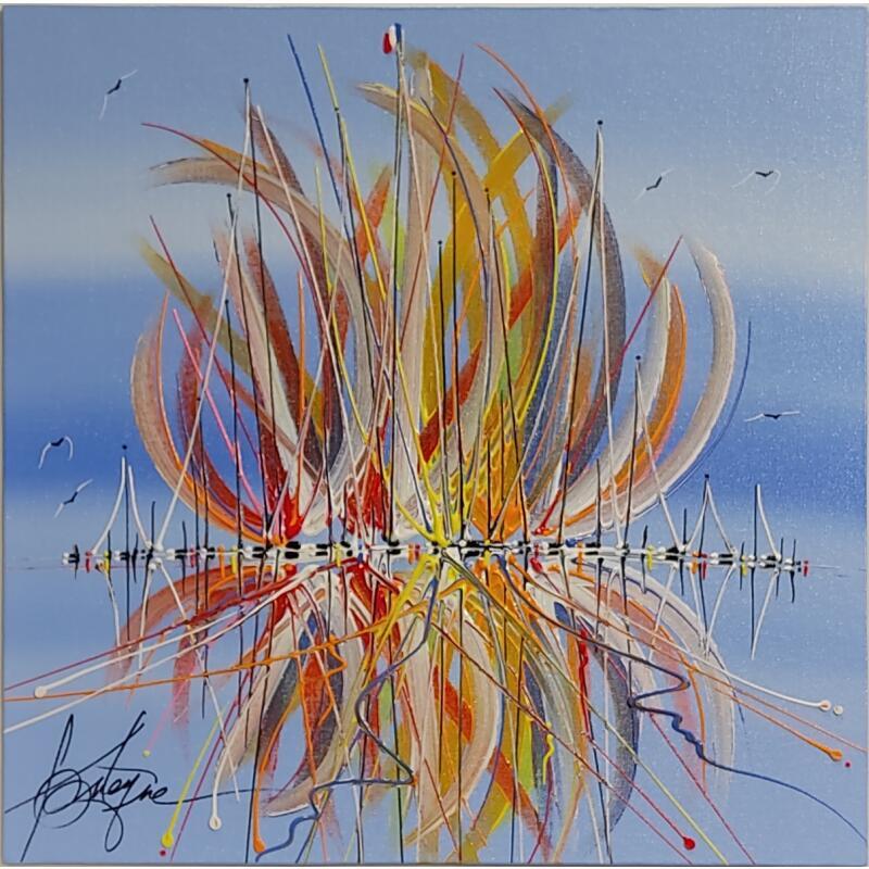 Peinture Le sel sur ta peau par Fonteyne David | Tableau Figuratif Marine Acrylique