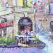 Painting Au cœur du Vieux Lyon by Arkady | Painting Figurative Oil