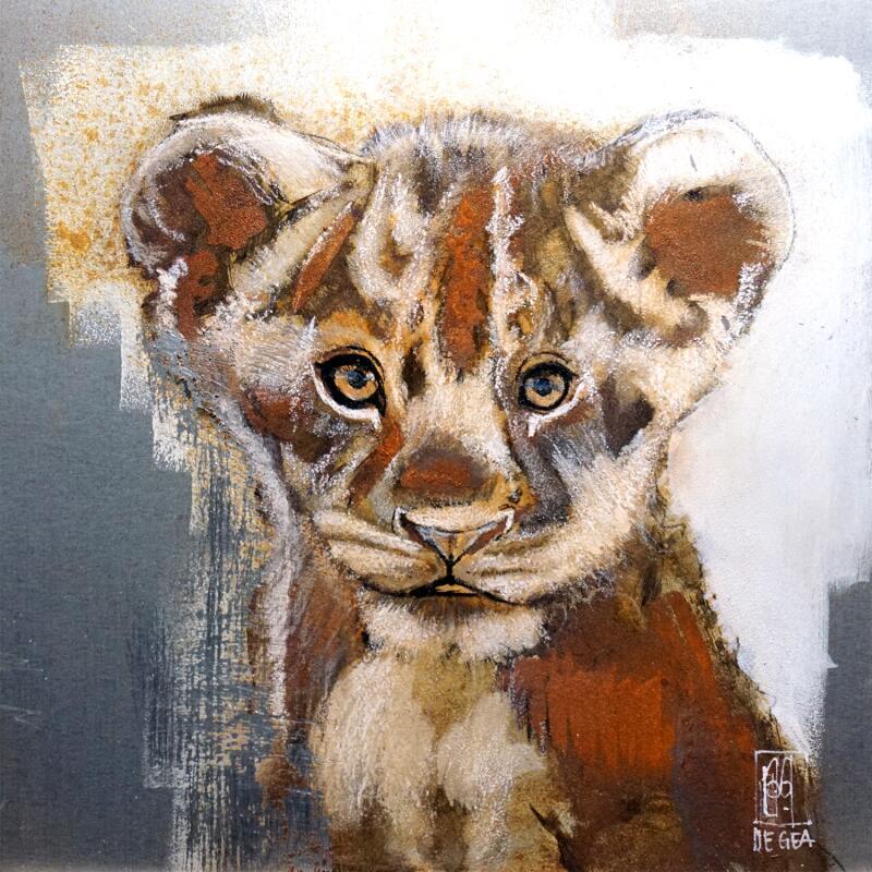 Peinture Petit Prince par De Géa Olivier  | Tableau Figuratif Animaux Métal