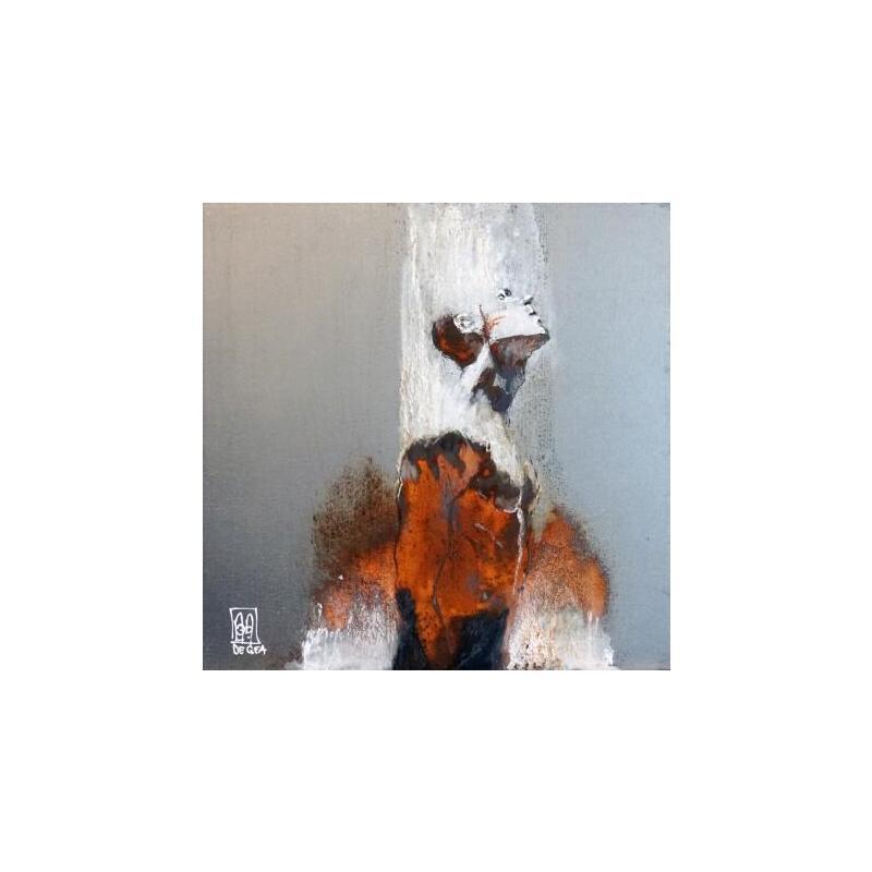 Peinture Under the light par De Géa Olivier  | Tableau Figuratif Nu Métal