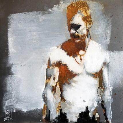 Peinture Dans l'instant par De Géa Olivier  | Tableau Figuratif Métal Nu