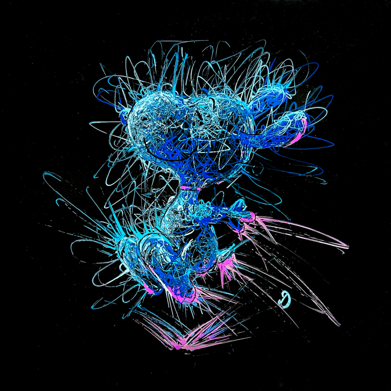 Painting Instinct Snoopy (#01) by Pauline Dutel | Painting Pop-art Pop icons Posca