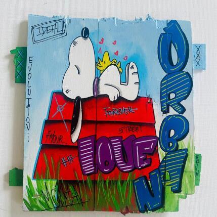 Peinture F2 Zen par Molla Nathalie  | Tableau Pop-art Acrylique, Bois, Posca Icones Pop