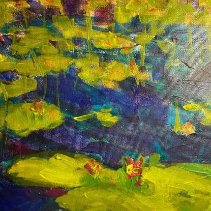 Painting Serenity Pool by Carrillo Cindy | Painting Figurative Oil Landscapes