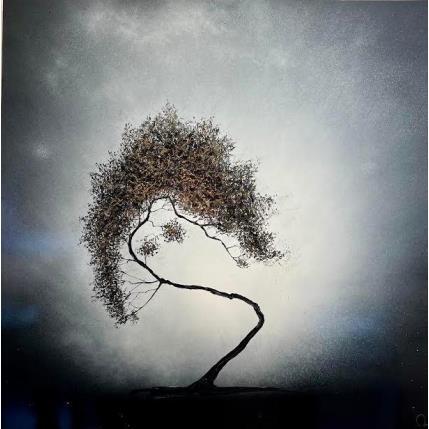 Painting Terra Obscura by Rey Julien | Painting Figurative Gold leaf