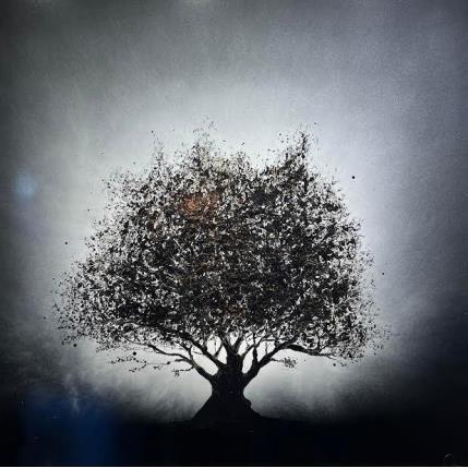 Painting L'appel de la nature by Rey Julien | Painting Figurative Gold leaf