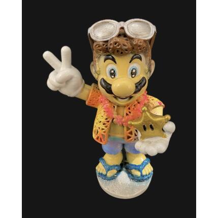 Sculpture Néon Mario Beach par Shenoda | Sculpture Pop-art Graffiti, Résine