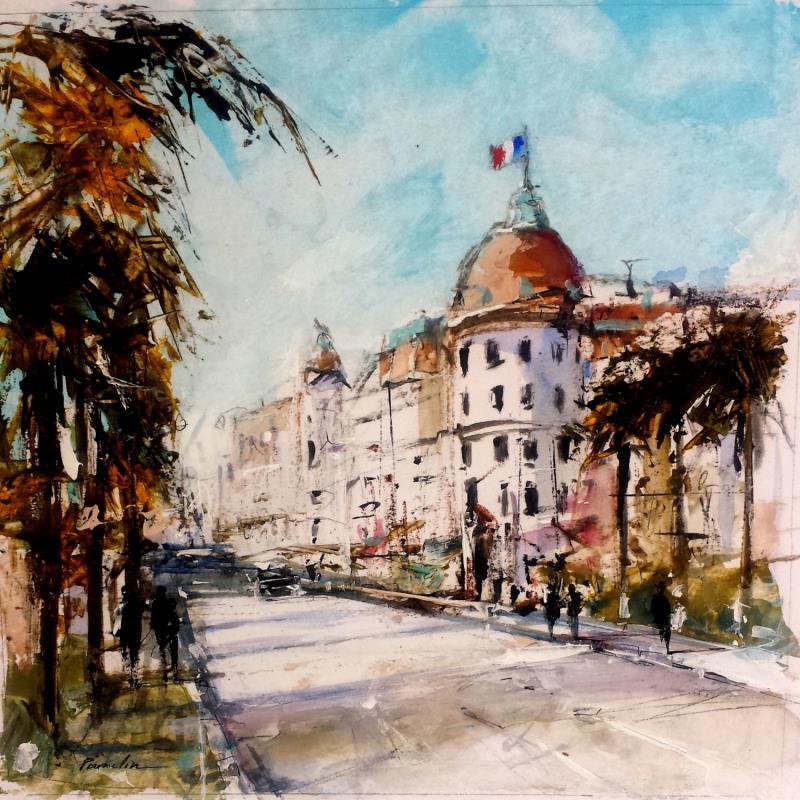 Peinture La promesse de l 'aube par Poumelin Richard | Tableau Figuratif Paysages Huile