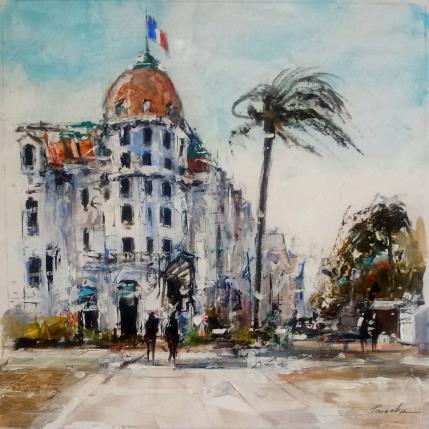 Painting 37 promenade des anglais by Poumelin Richard | Painting Figurative Oil Landscapes