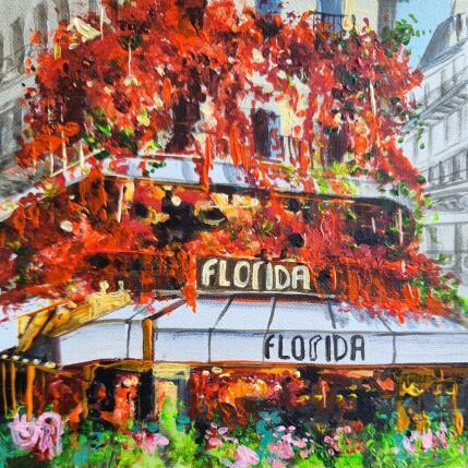 Peinture Florida. Paris par Rasa | Tableau Figuratif Acrylique Urbain