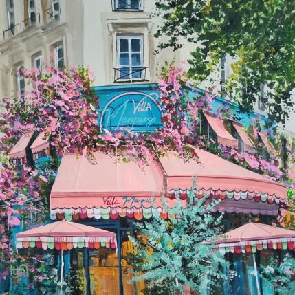 Peinture Villa Marquise par Rasa | Tableau Figuratif Acrylique Urbain