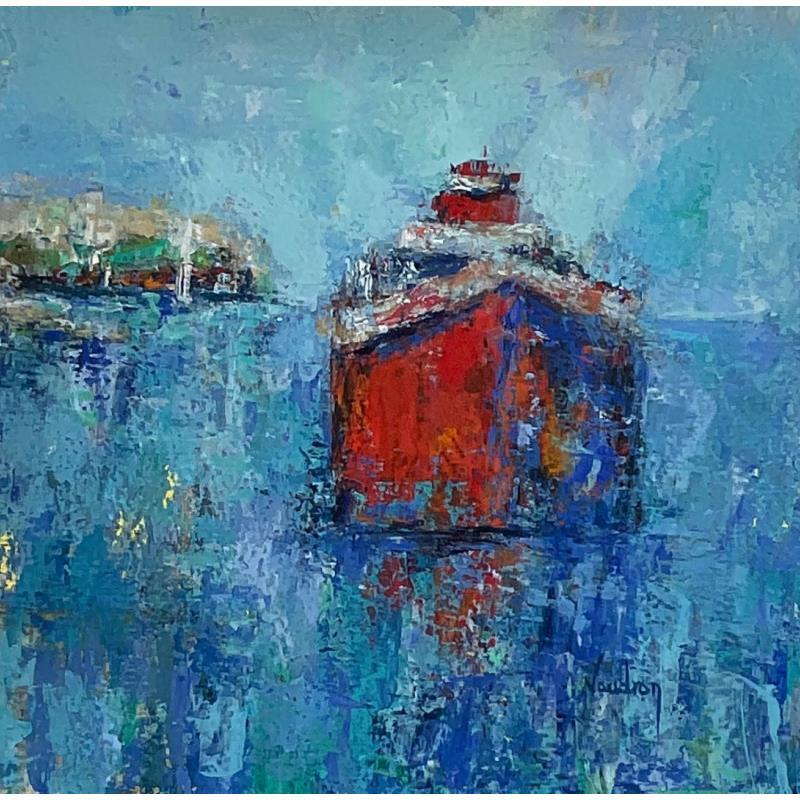 Peinture Le Cargot par Vaudron | Tableau Figuratif Paysages Gouache