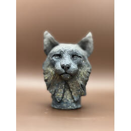 Sculpture Lynx by Roche Clarisse | Sculpture