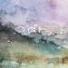 Painting La Loire à Tours by Gutierrez | Painting Impressionism Landscapes Watercolor