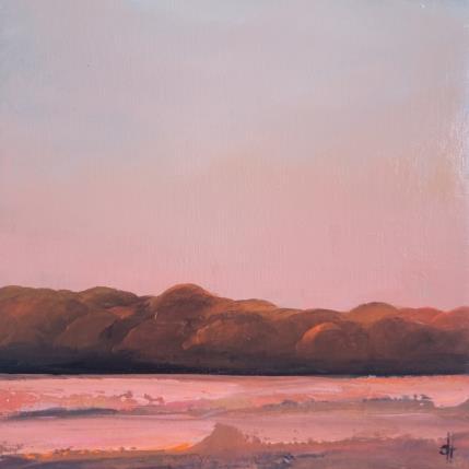 Painting ROSÉ COLOURED LAND by Herz Svenja | Painting