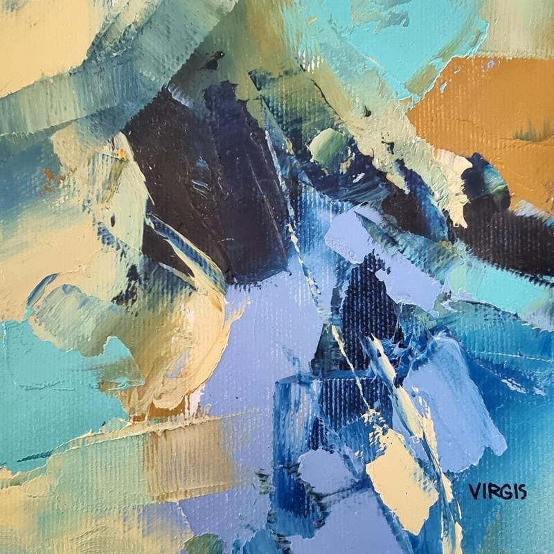 Painting Raging by Virgis | Painting Abstract Minimalist Oil