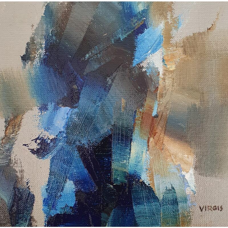 Painting Rainy by Virgis | Painting Abstract Minimalist Oil