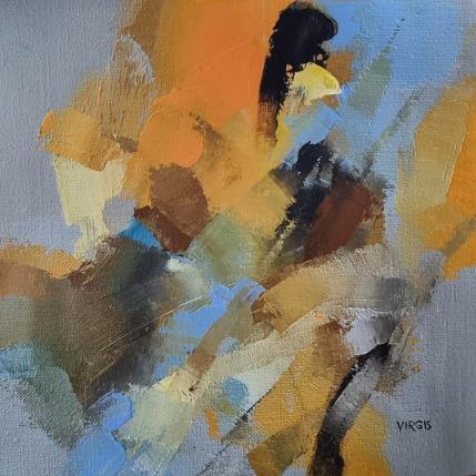 Painting Positive dynamics by Virgis | Painting Abstract Oil Minimalist