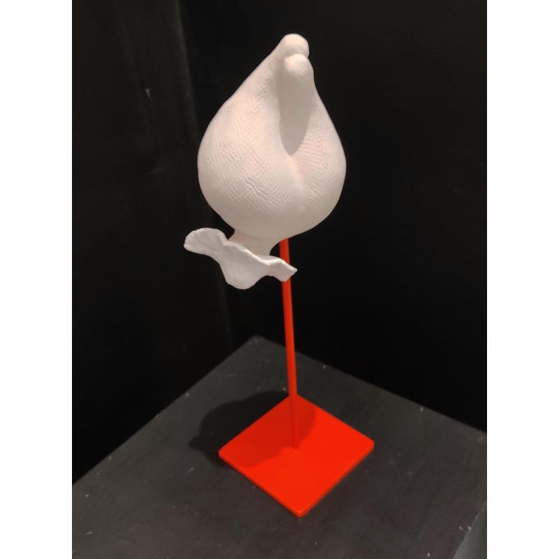 Sculpture Justine par Silve Aude | Sculpture Figuratif Nu Minimaliste Acrylique